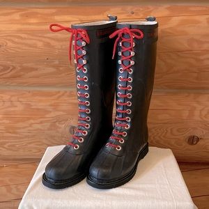 Ilse Jacobsen Women’s Black Tain Boots, Size 37